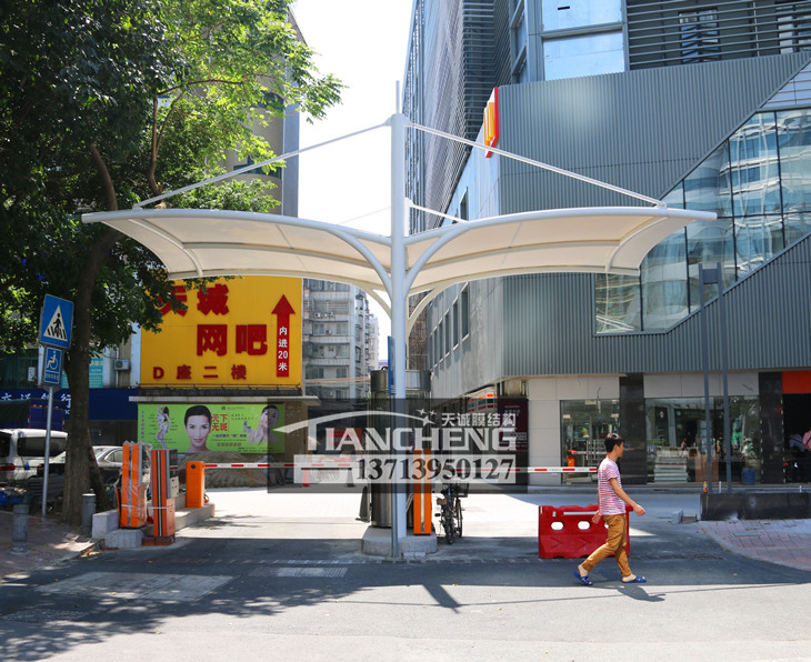 岗亭膜结构雨棚 05