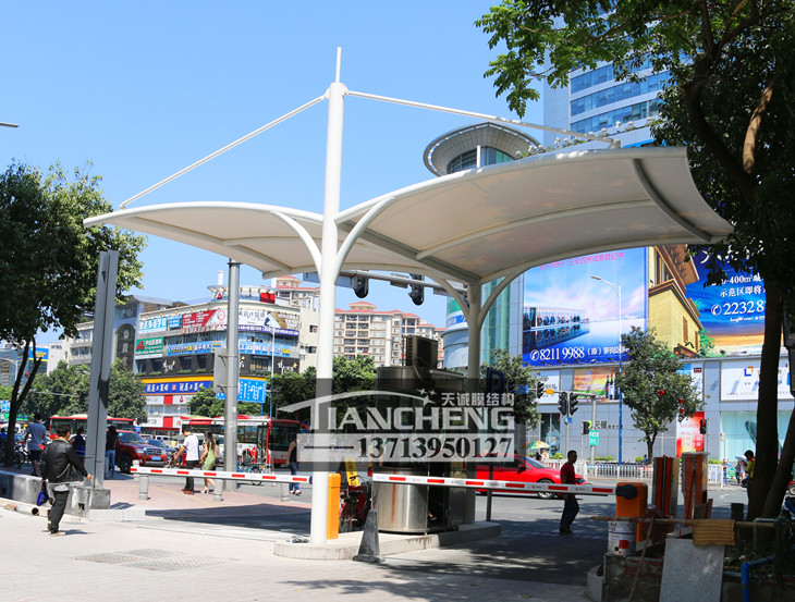 岗亭膜结构雨棚 05