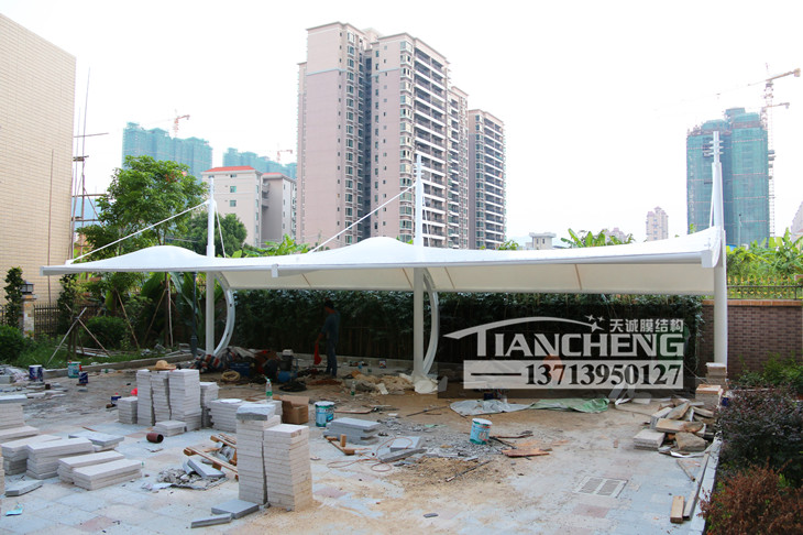 膜结构停车棚 34