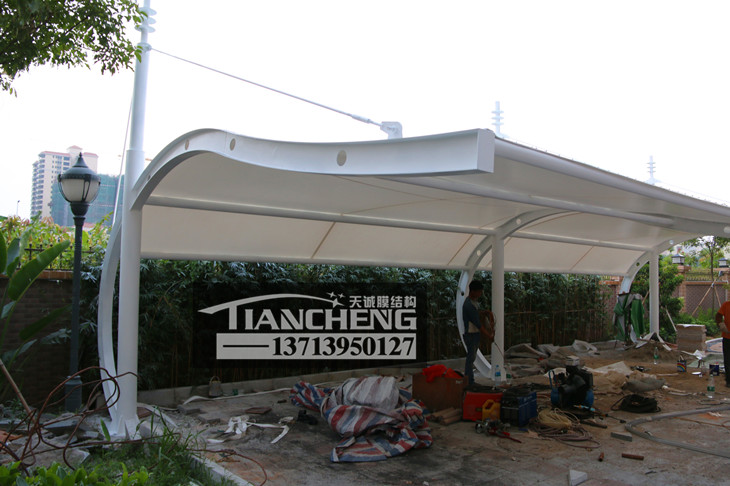 膜结构停车棚 34