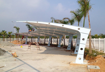 膜结构停车棚 35