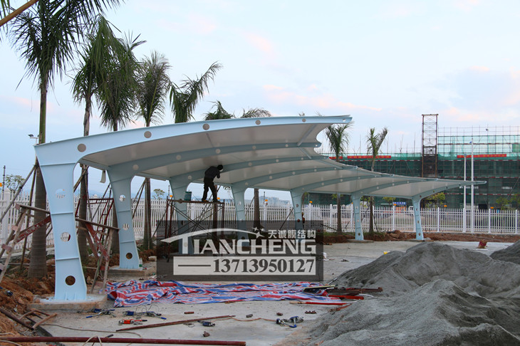 膜结构停车棚 35