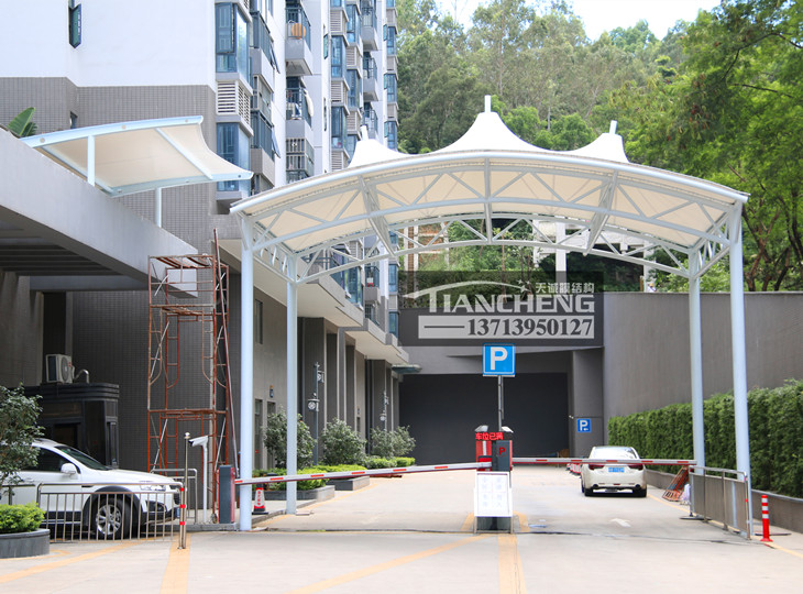 岗亭膜结构雨棚 06