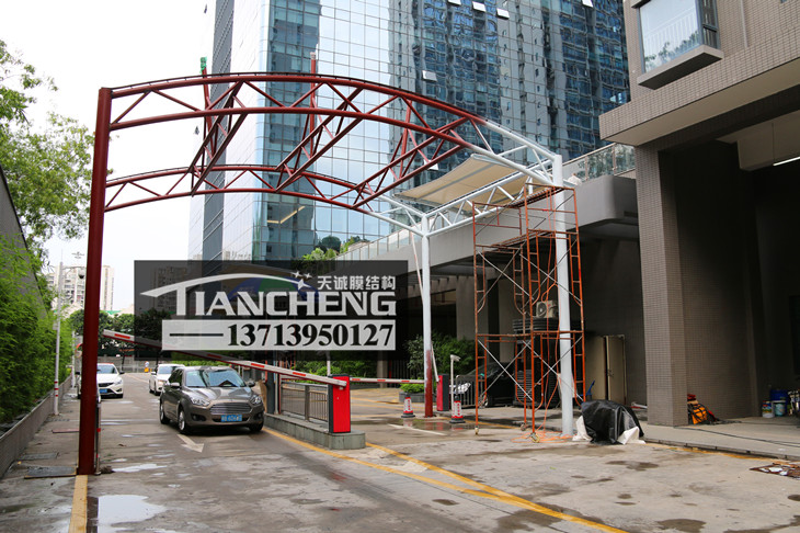 岗亭膜结构雨棚 06