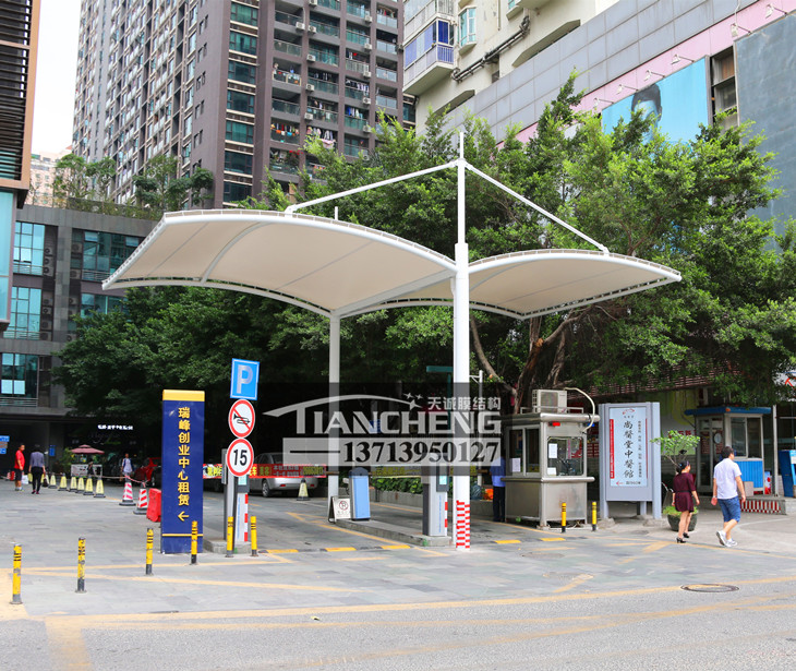 岗亭膜结构雨棚 07