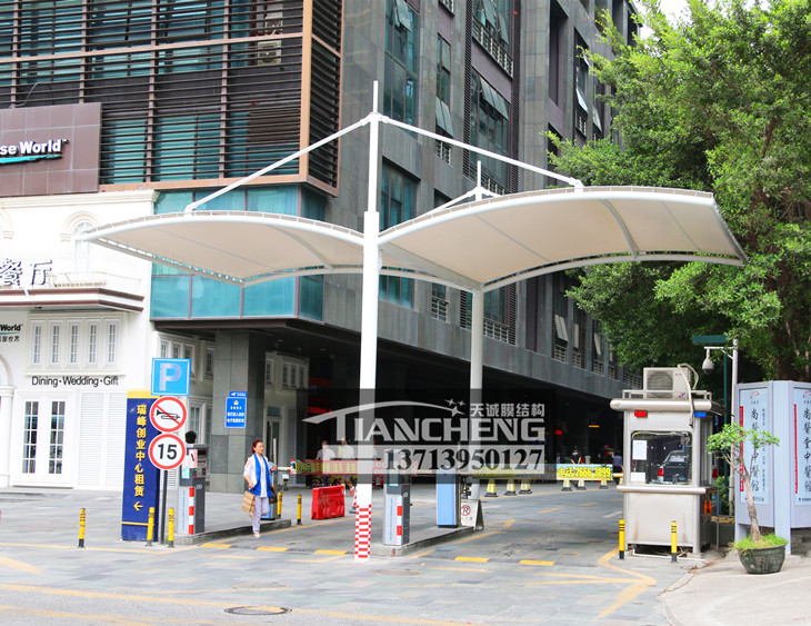 岗亭膜结构雨棚 07