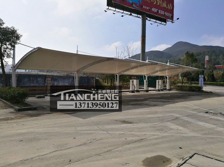 膜结构停车棚 36