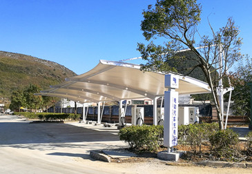 膜结构停车棚 36