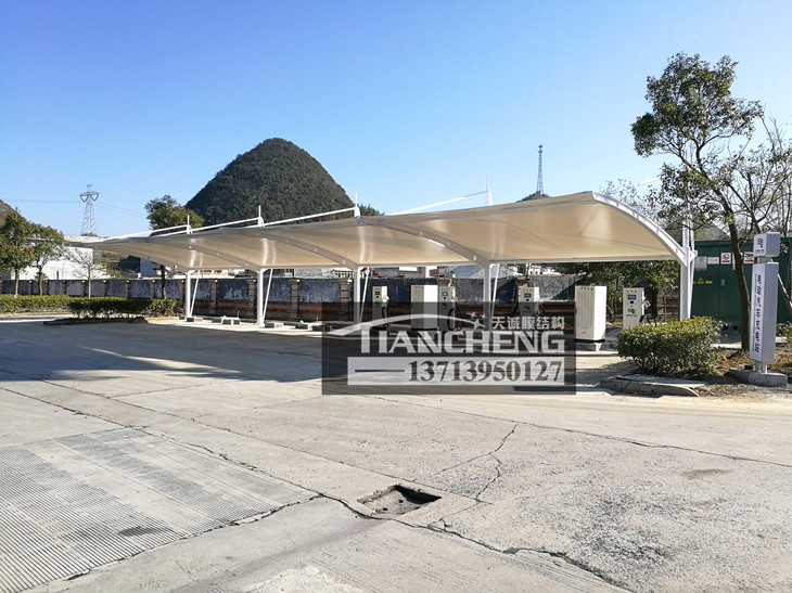 膜结构停车棚 36