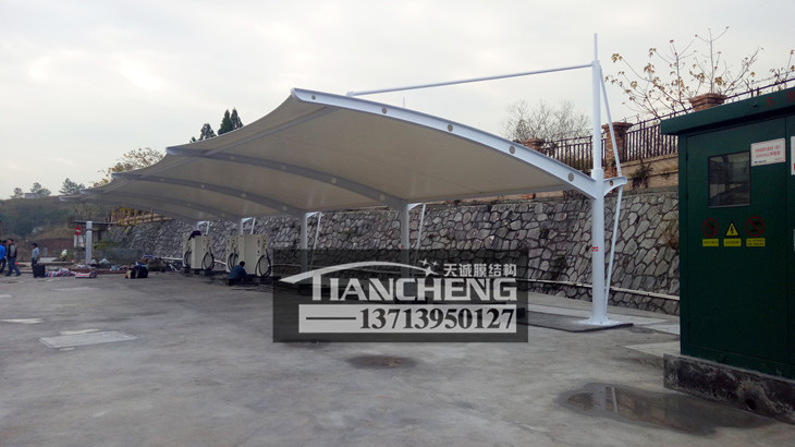 膜结构停车棚 36