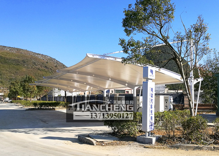 膜结构停车棚 36