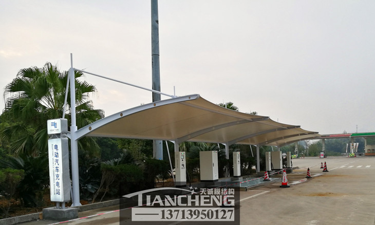 膜结构停车棚 36