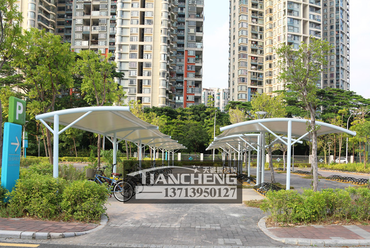 膜结构停车棚 38