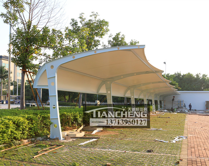 膜结构停车棚 40