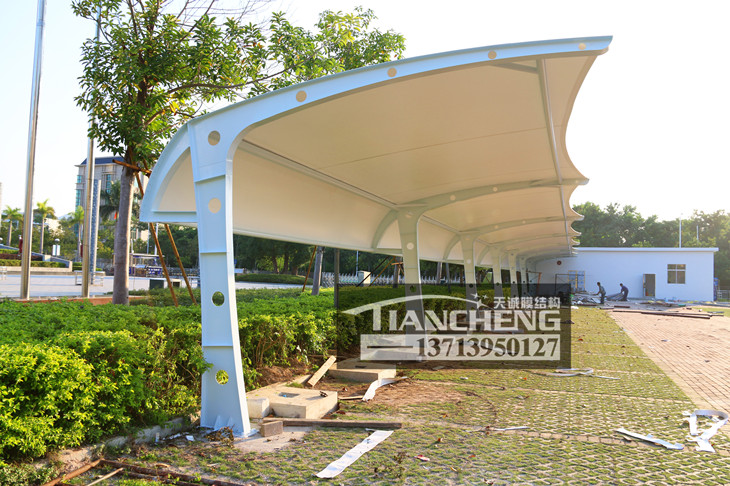 膜结构停车棚 40