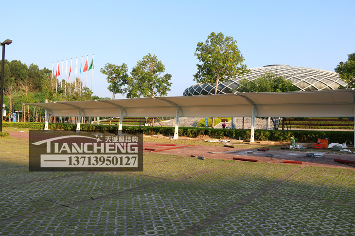 膜结构停车棚 40