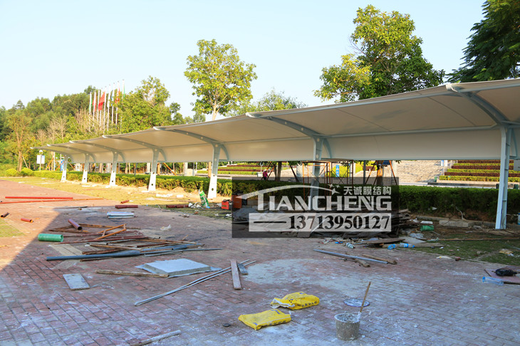 膜结构停车棚 40