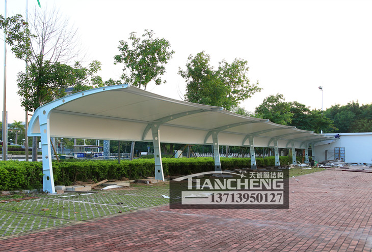 膜结构停车棚 40