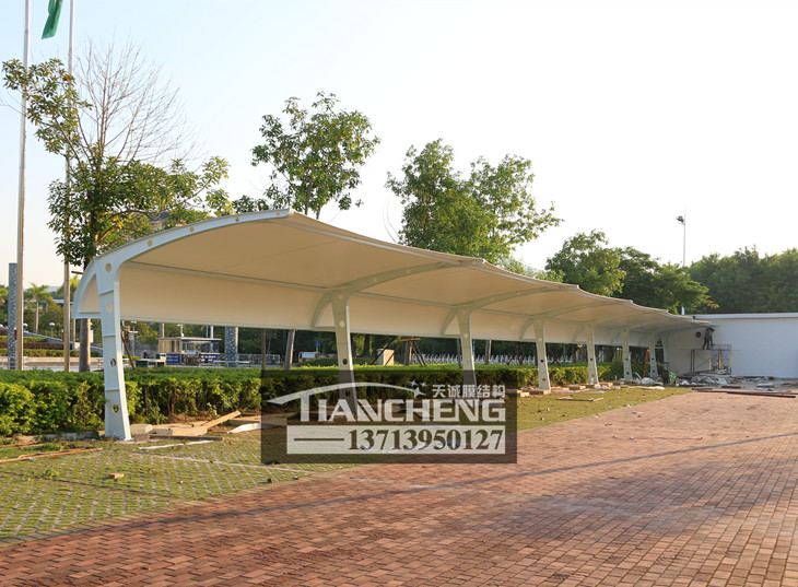 膜结构停车棚 40