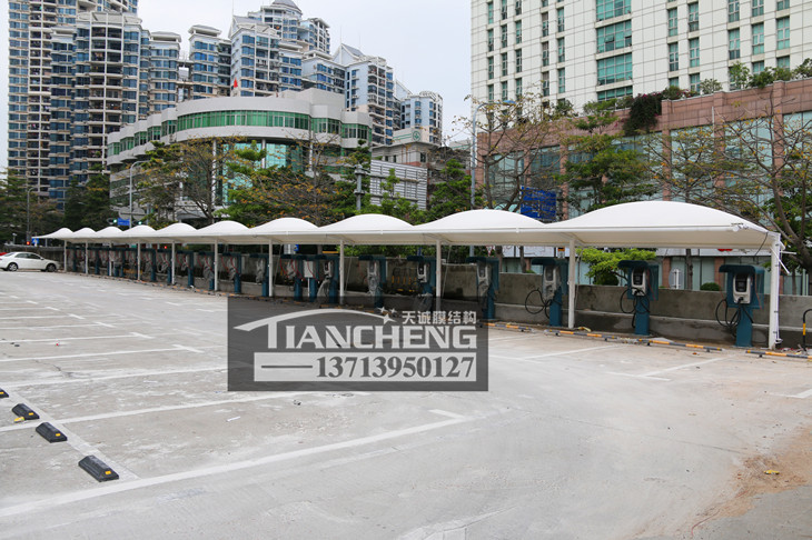 膜结构停车棚 42