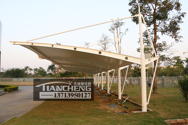 膜结构停车棚 43