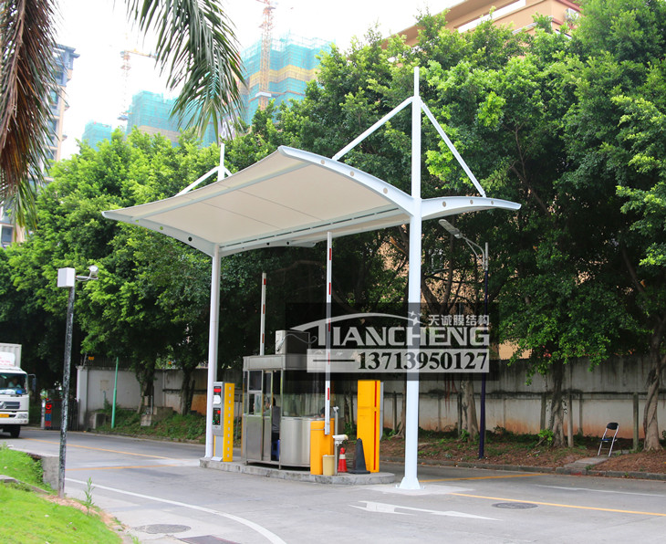 岗亭膜结构雨棚 08