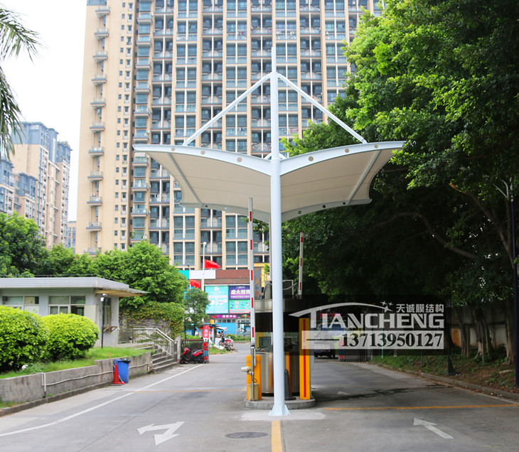 岗亭膜结构雨棚 08