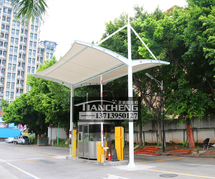 岗亭膜结构雨棚 08