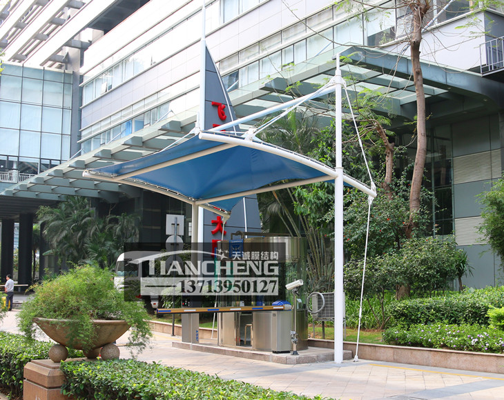 岗亭膜结构雨棚 09