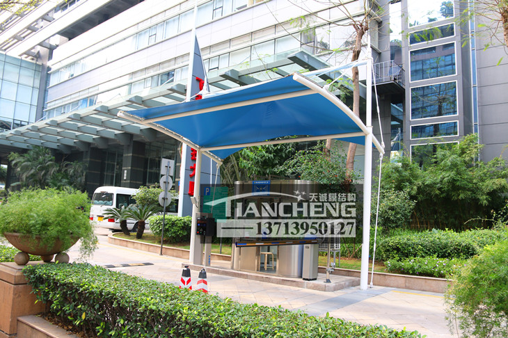 岗亭膜结构雨棚 09