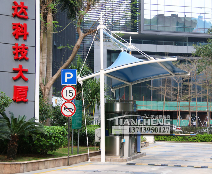 岗亭膜结构雨棚 09