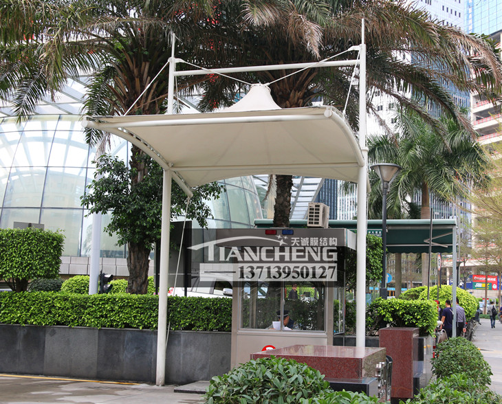 岗亭膜结构雨棚 10