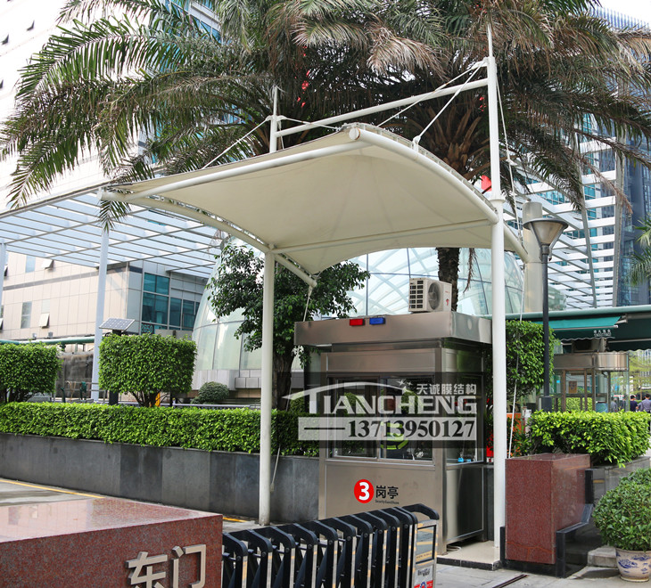 岗亭膜结构雨棚 10