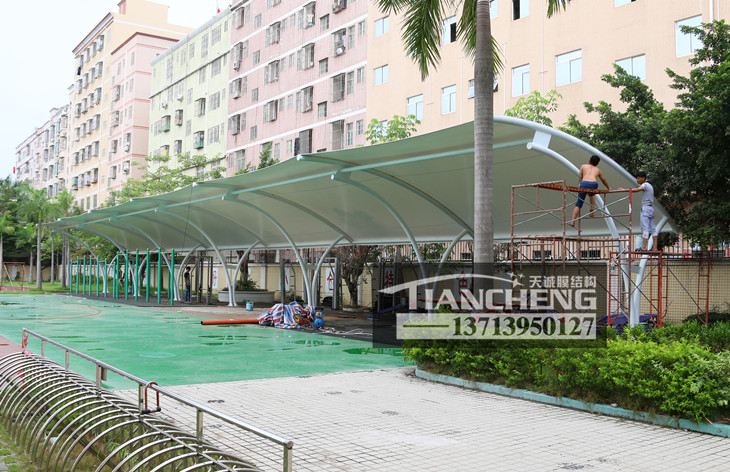 膜结构停车棚 45