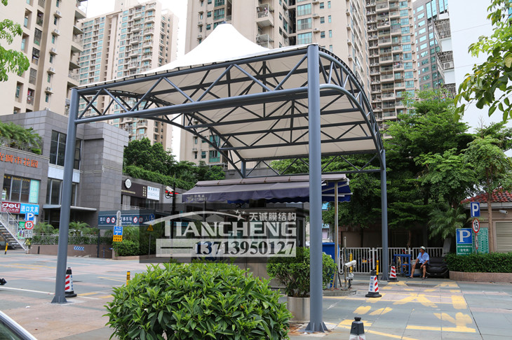 岗亭膜结构雨棚 11