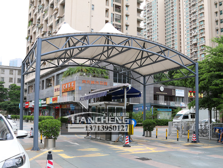 岗亭膜结构雨棚 11