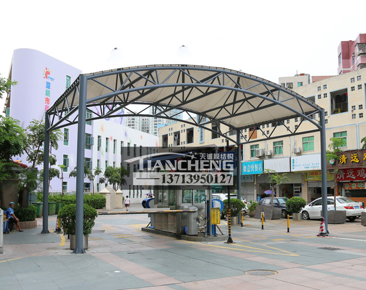 岗亭膜结构雨棚 11