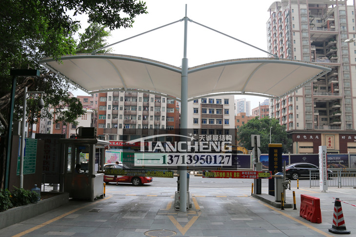 岗亭膜结构雨棚 07