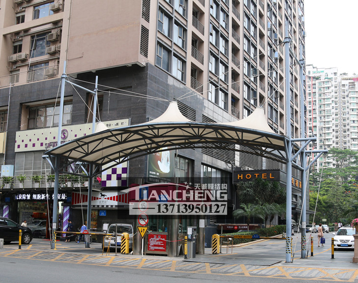 岗亭膜结构雨棚 12