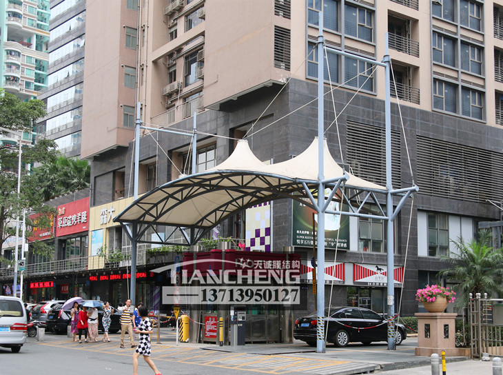 岗亭膜结构雨棚 12