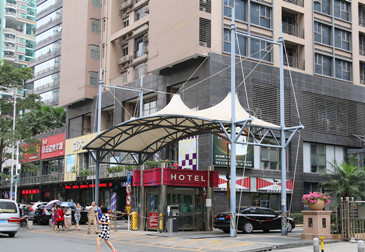 岗亭膜结构雨棚 12