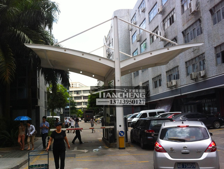 岗亭膜结构雨棚 13