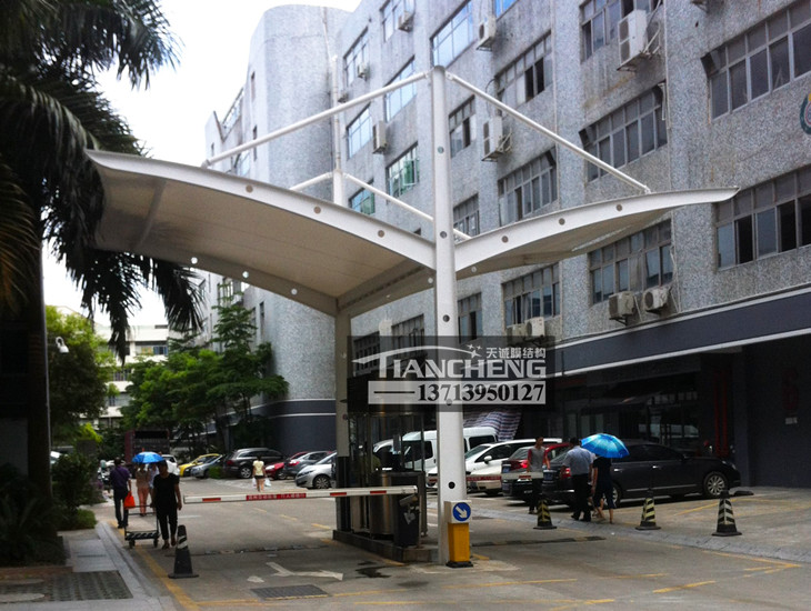 岗亭膜结构雨棚 13