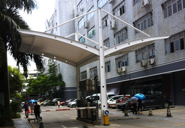 岗亭膜结构雨棚 13