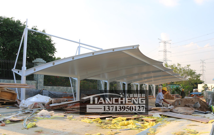 膜结构停车棚 49