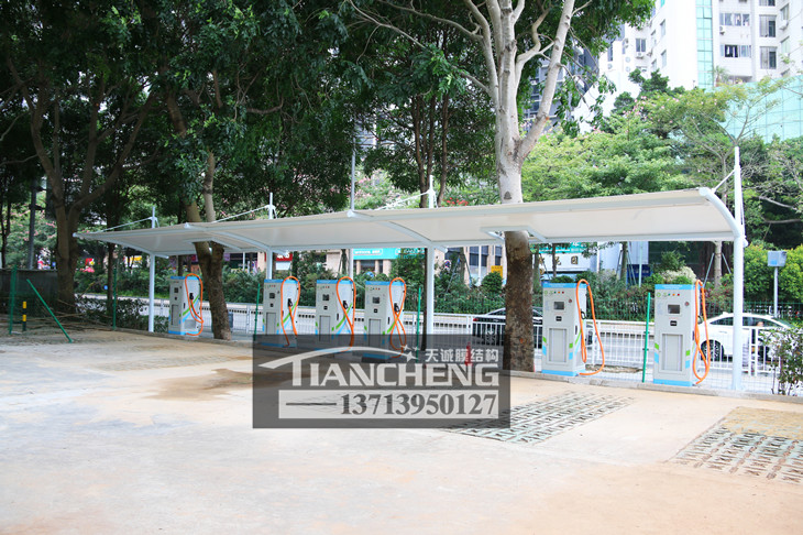 膜结构停车棚 50