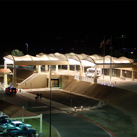 汽车停车棚厂家案例