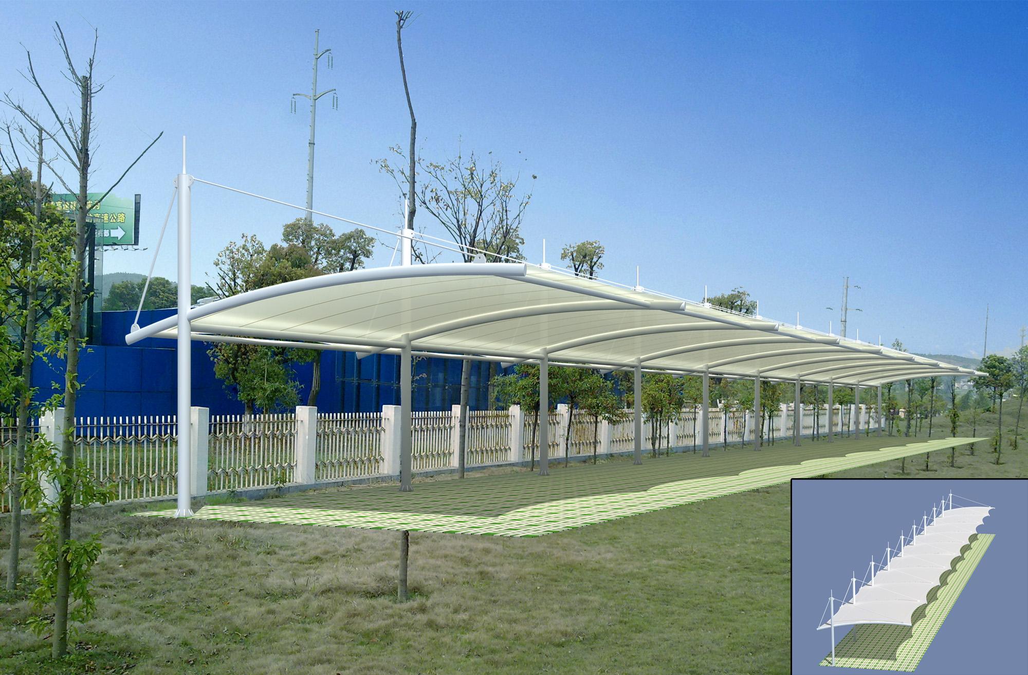 膜结构车棚施工中哪些因素会影响车棚质量？