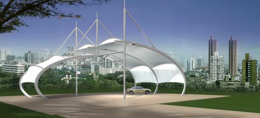 张拉膜车棚有哪些性能？